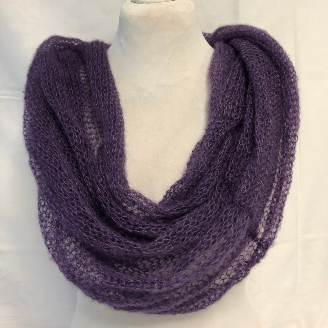 Kidmohair-Seiden Loop Pflaume