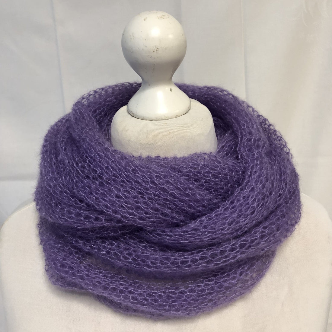 Kidmohair-Seiden Loop Flieder