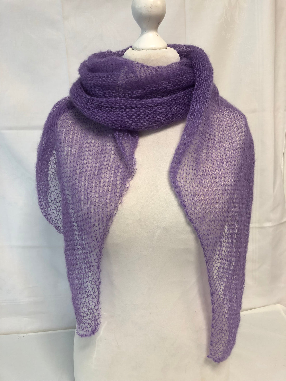 Schal Tuch Stola Flieder