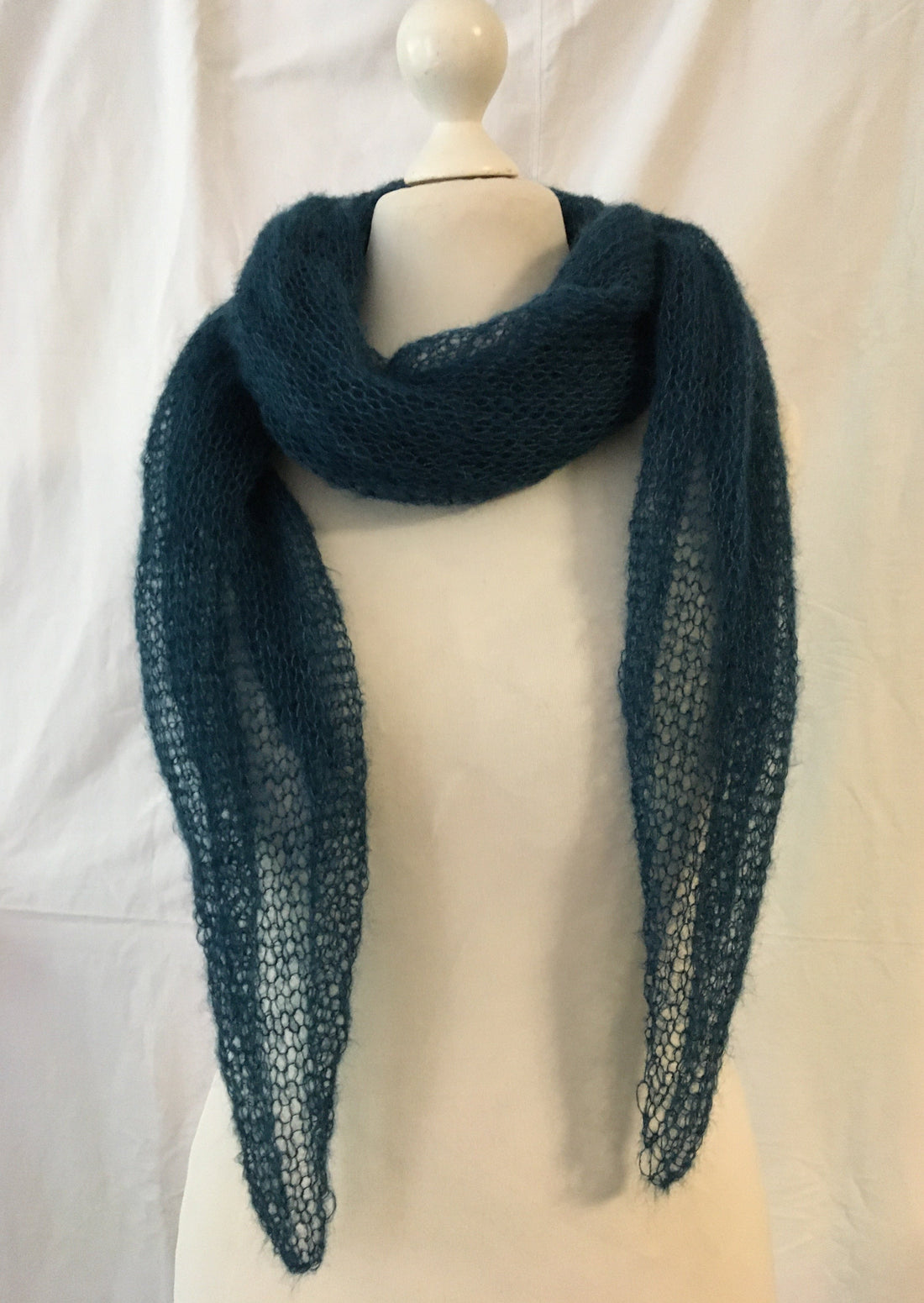 Schal Tuch Stola Petrol