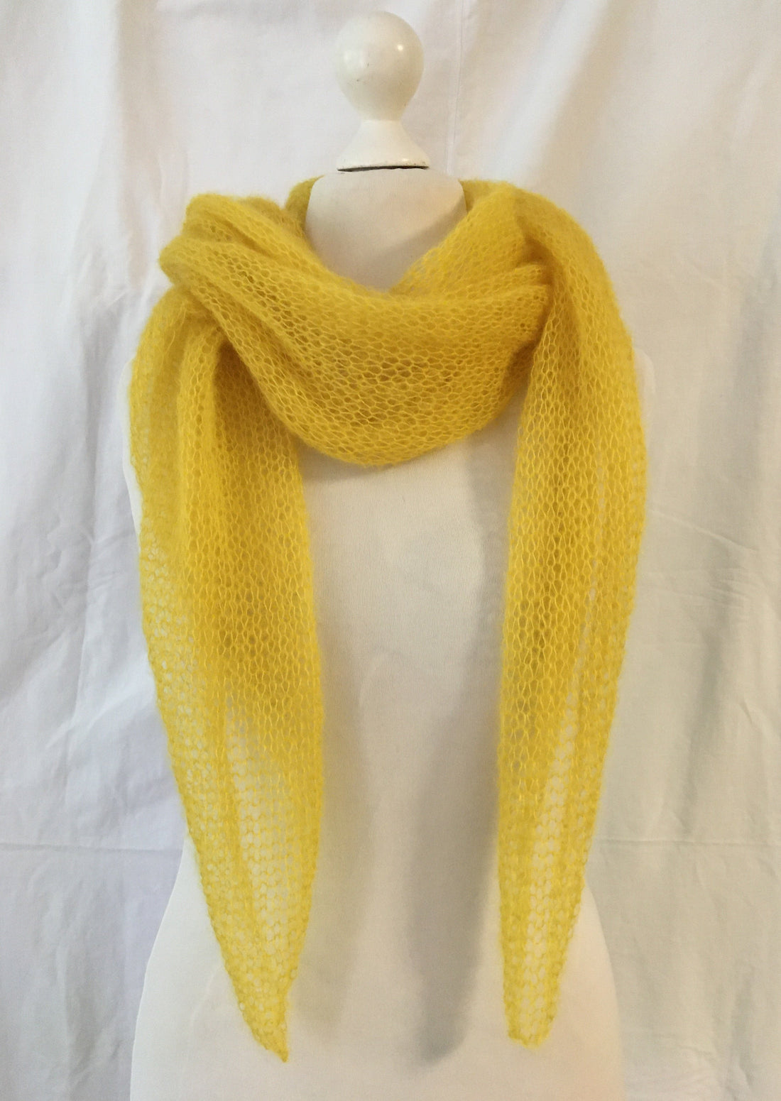 Schal Tuch Stola Gelb
