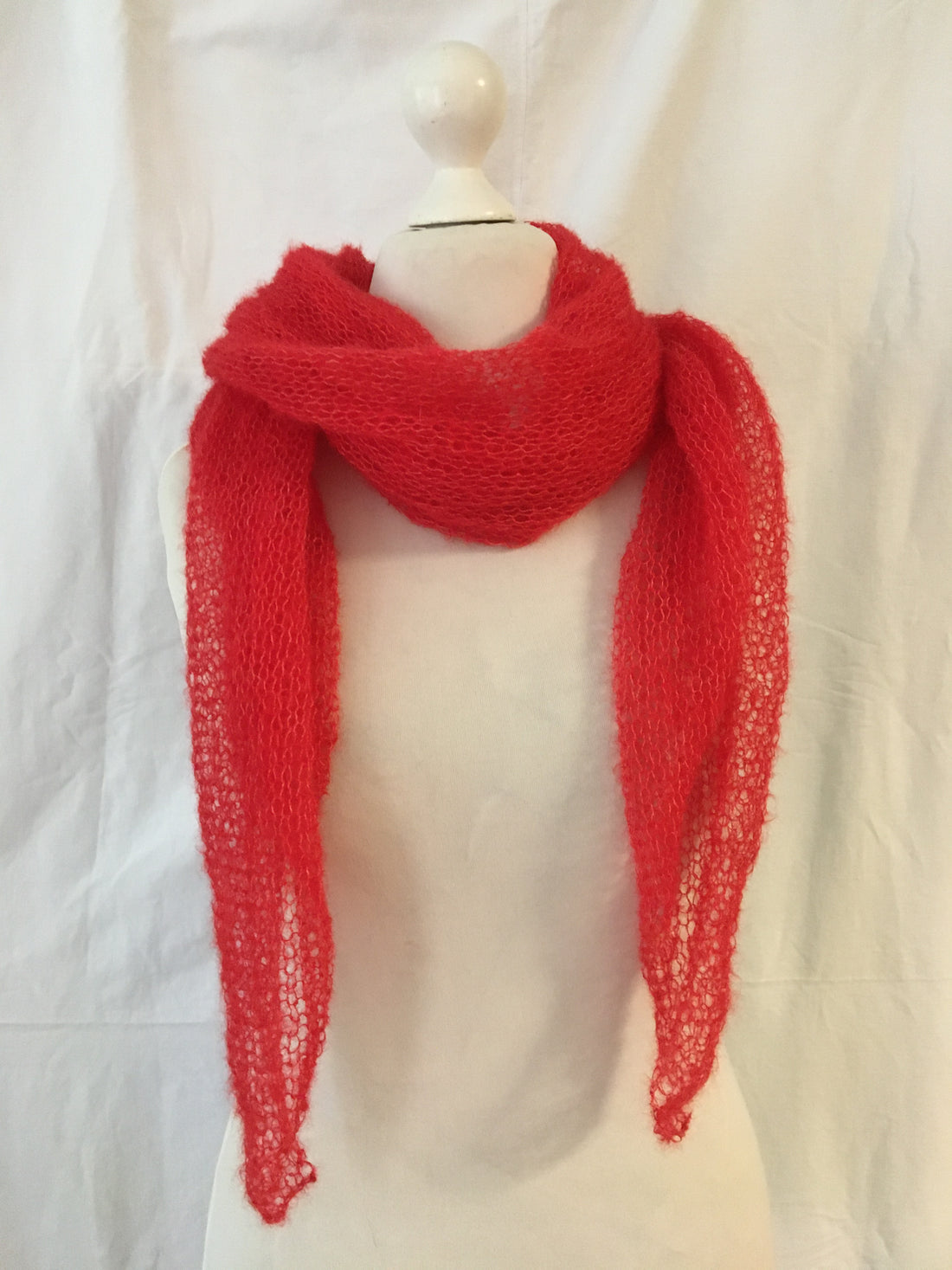 Schal Tuch Stola Mohn