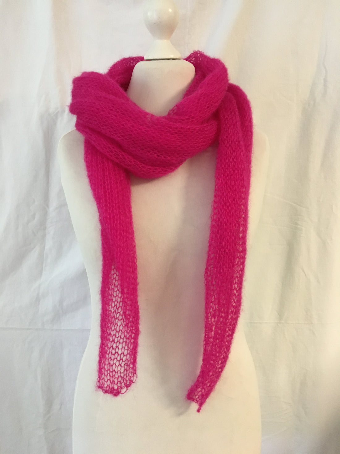 Schal Tuch Stola Magenta