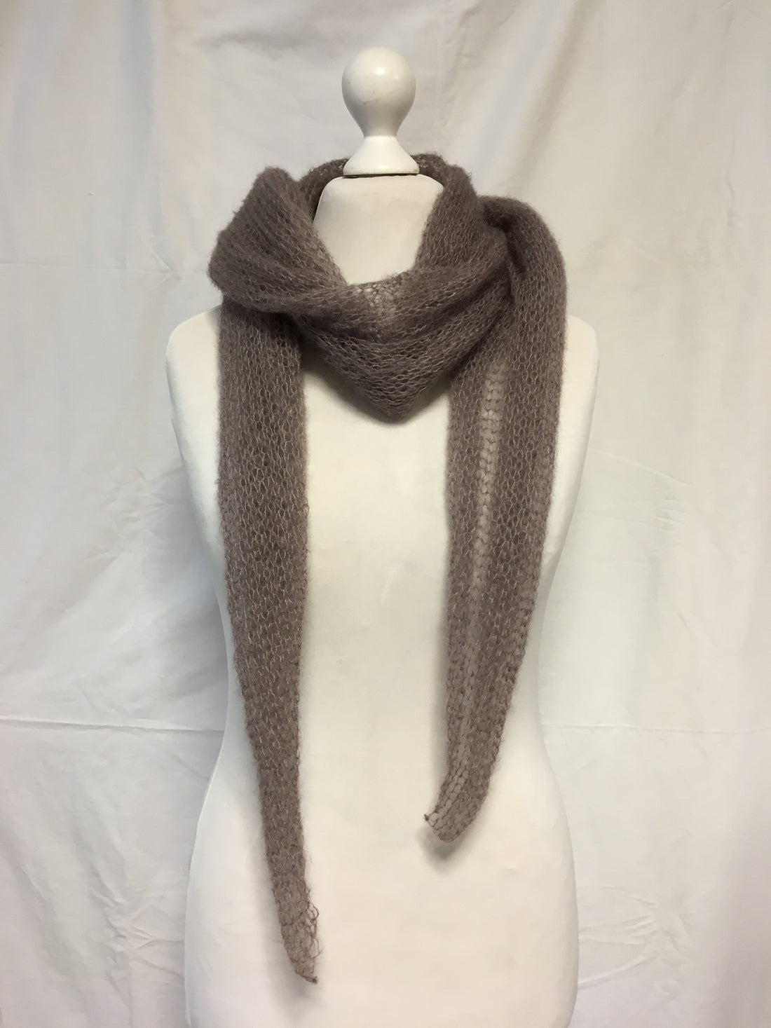 Schal Tuch Stola Taupe