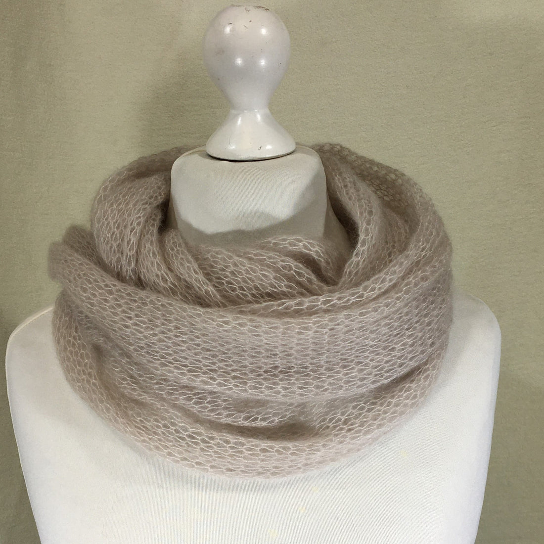 Kidmohair-Seiden Loop Beige