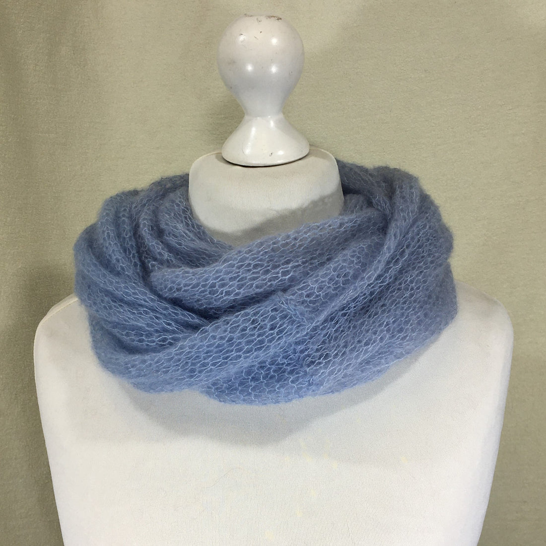 Kidmohair-Seiden Loop Hellblau