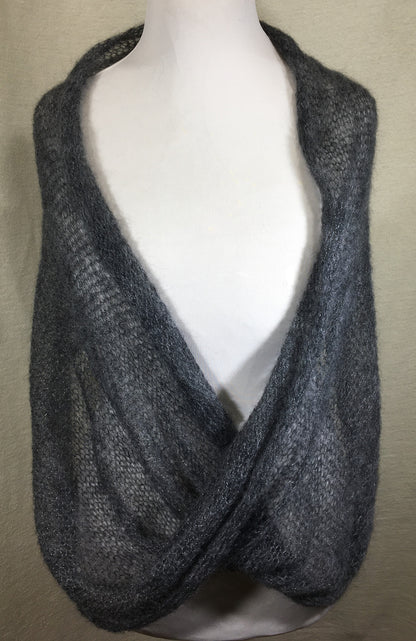 Kidmohair-Seiden Loop Anthrazit