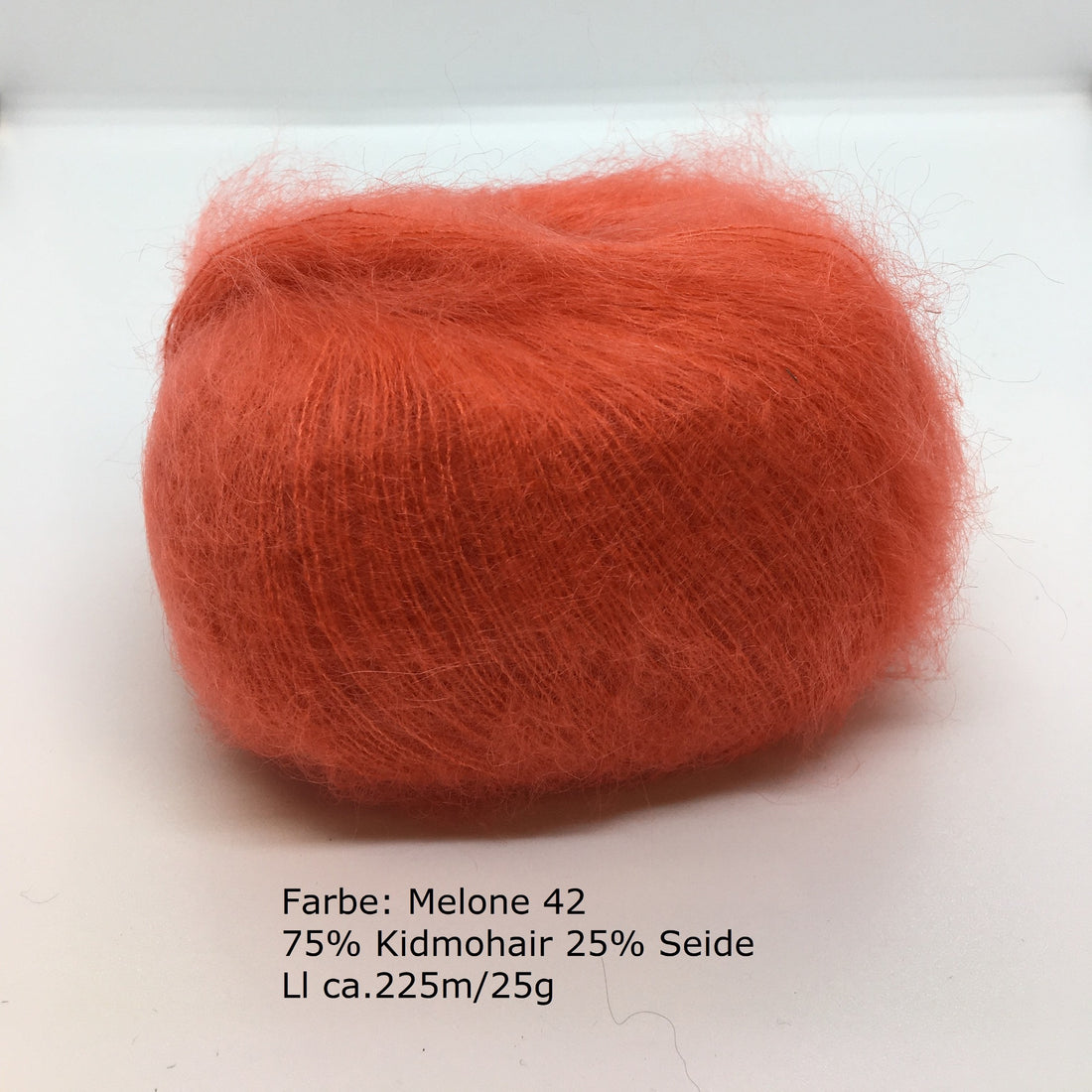 Kidmohair-Seiden Knäuel Melone