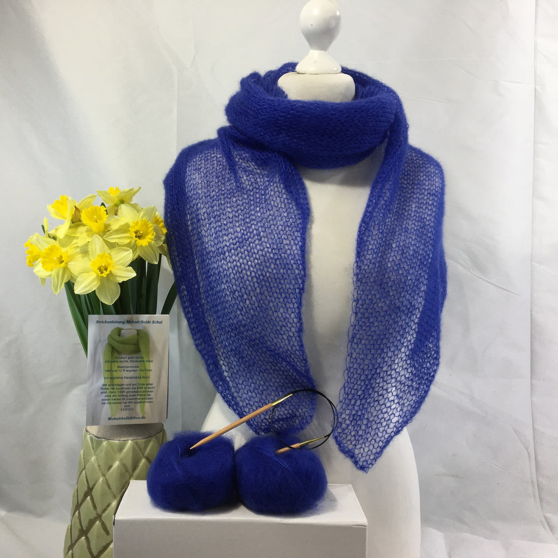 Strick-Set Schal Royal