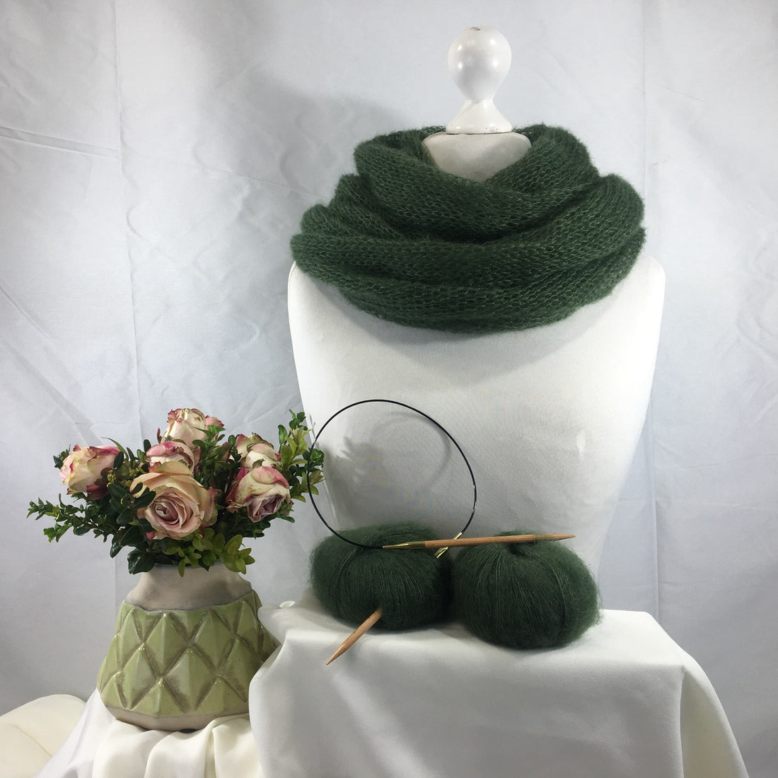 Strick-Set Loop Tanne