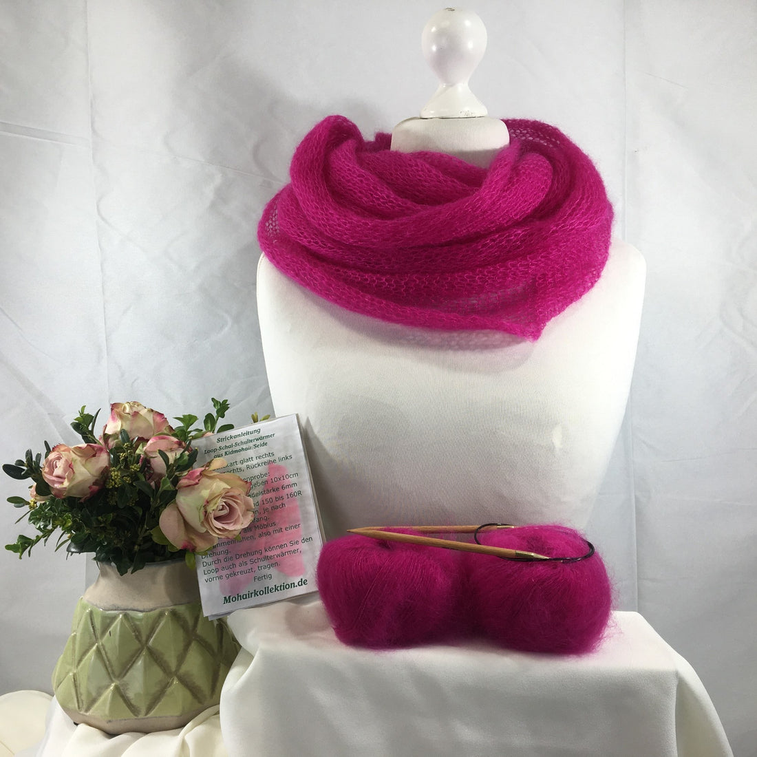Strick-Set Loop Magenta