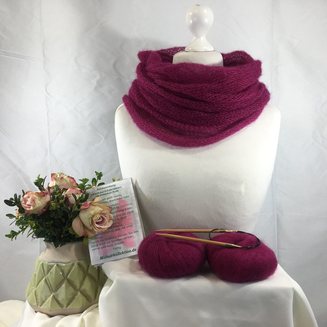 Strick-Set Loop Fuchsia