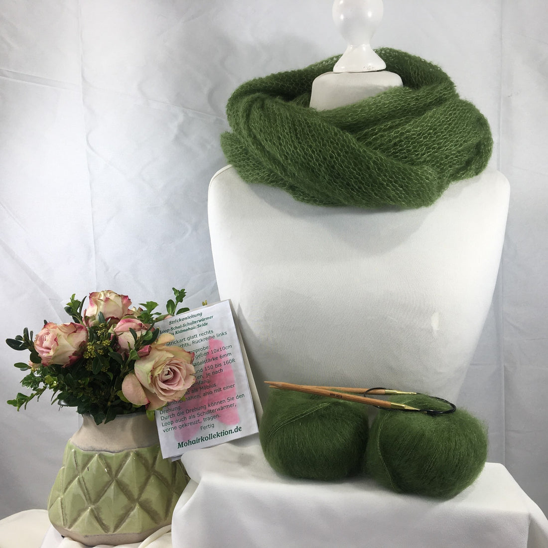 Strick-Set Loop Absinthe