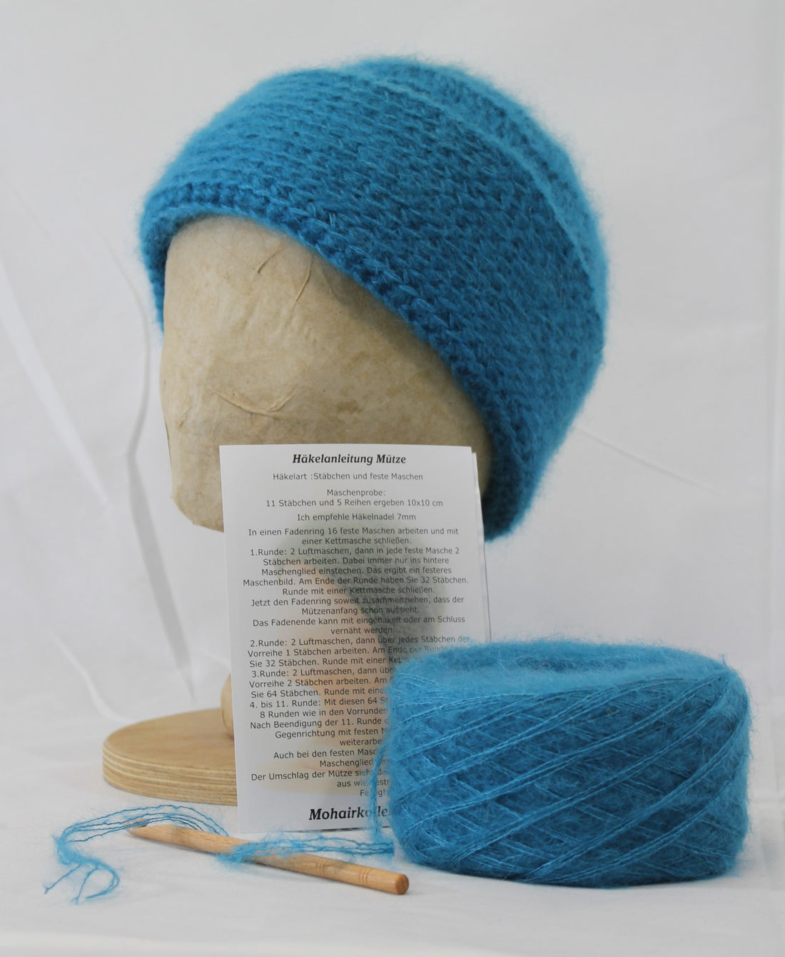 Häkel-Set Mütze Lagune